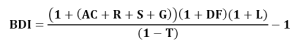 Fórmula do BDI do TCU